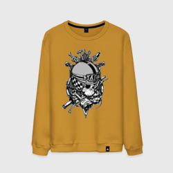 Мужской свитшот хлопок Skull biker