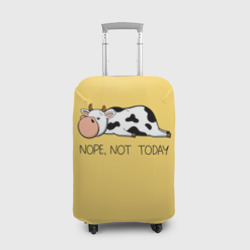 Чехол для чемодана 3D Корова - Nope not today