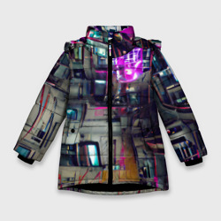 Зимняя куртка для девочек 3D Инженерия