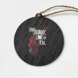 Деревянная игрушка круг Watch dogs legion революция