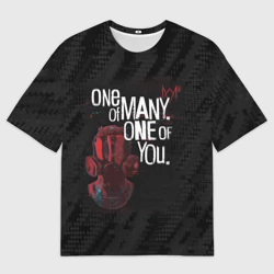 Мужская футболка oversize 3D Watch dogs legion революция