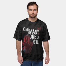 Мужская футболка oversize 3D Watch dogs legion революция - фото 2