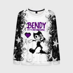 Мужской свитшот 3D Heart bendy and the Ink machine
