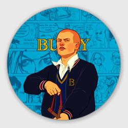 Круглый коврик для мышки Bully, Джимми Хопкинс