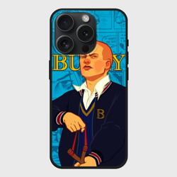 Чехол силиконовый для Apple iPhone 15 Pro матовый Bully, Джимми Хопкинс