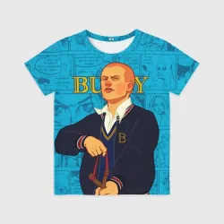 Детская футболка 3D Bully, Джимми Хопкинс