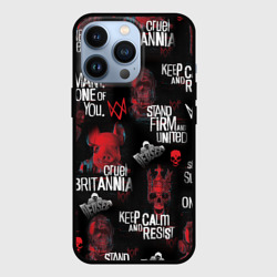 Чехол для iPhone 13 Pro Watch dogs legion revolution pattern