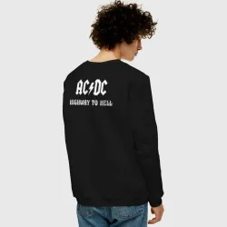 Мужской свитшот хлопок ACDC Highway to Hell - фото 2