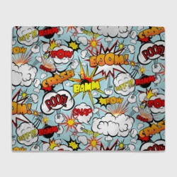 Плед 3D Boom - pop-art explosion pattern