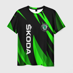 Skoda Логотип Узор – Мужская футболка 3D с принтом купить со скидкой в -26%