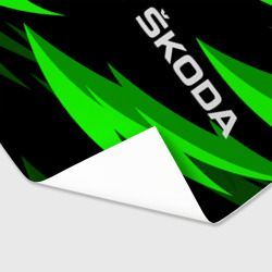 Бумага для упаковки 3D Skoda Логотип Узор - фото 2