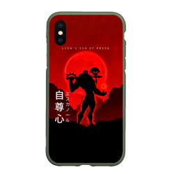 Чехол для iPhone XS Max матовый Lion's sin of pride - Nanatsu no Taizai