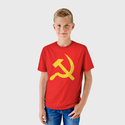 Детская футболка 3D Красный Советский союз - фото 2