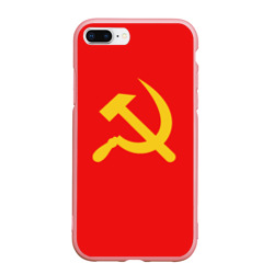 Чехол для iPhone 7Plus/8 Plus матовый Красный Советский союз