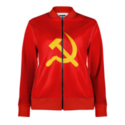Женская олимпийка 3D Красный Советский союз