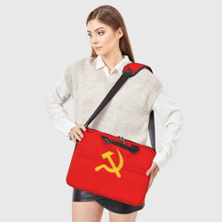 Сумка для ноутбука 3D Красный Советский союз - фото 2