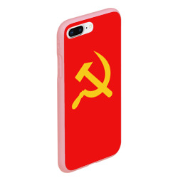 Чехол для iPhone 7Plus/8 Plus матовый Красный Советский союз - фото 2