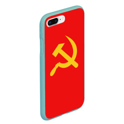 Чехол для iPhone 7Plus/8 Plus матовый Красный Советский союз - фото 2