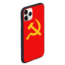 Чехол для iPhone 11 Pro Max матовый Красный Советский союз - фото 2