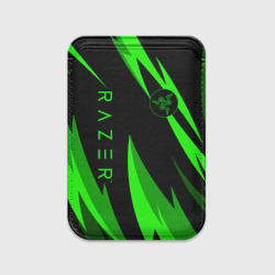 Картхолдер Magsafe магнитный Razer green