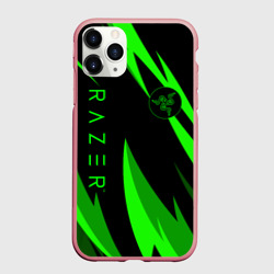 Чехол для iPhone 11 Pro Max матовый Razer green