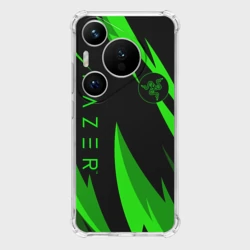 Чехол для Huawei Pura 70 Pro Razer green