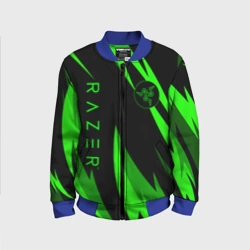 Детский бомбер 3D Razer green