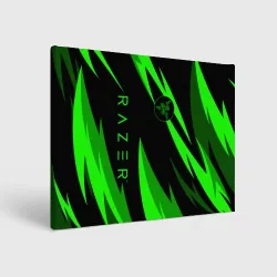 Холст прямоугольный Razer green
