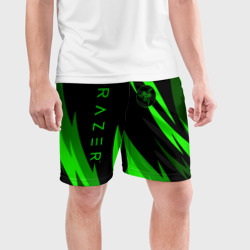 Мужские шорты спортивные Razer green - фото 2