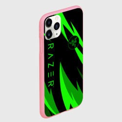 Чехол для iPhone 11 Pro Max матовый Razer green - фото 2
