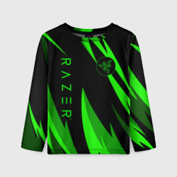 Детский лонгслив 3D Razer green