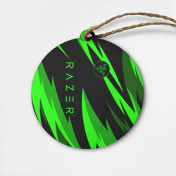 Деревянная игрушка круг Razer green