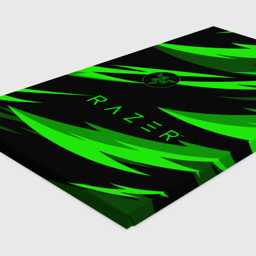 Холст прямоугольный Razer green, цвет 3D печать - фото 4