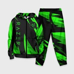 Детский костюм 3D Razer green