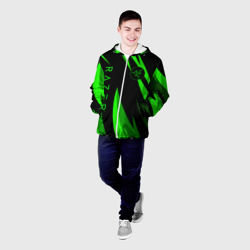 Мужская куртка 3D Razer green - фото 2