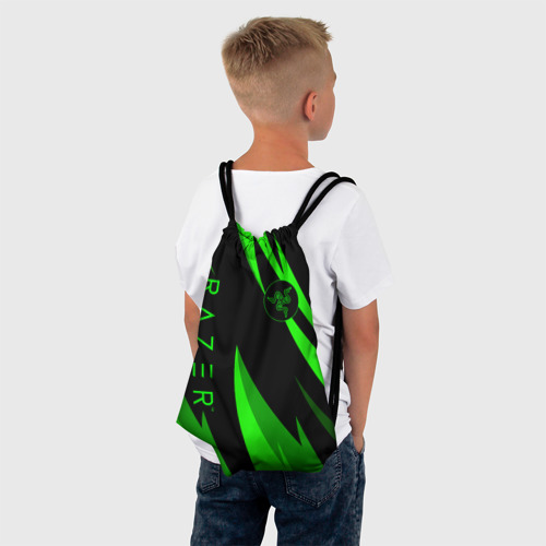 Рюкзак-мешок 3D Razer green - фото 4