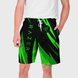 Мужские шорты 3D Razer green