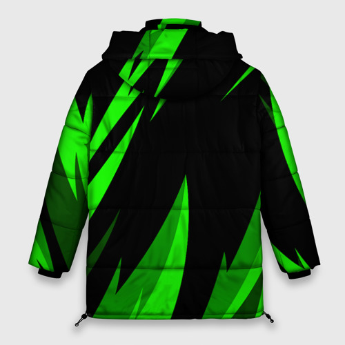 Женская зимняя куртка Oversize Razer green, цвет черный - фото 2