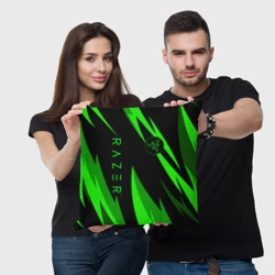 Подушка 3D Razer green - фото 2