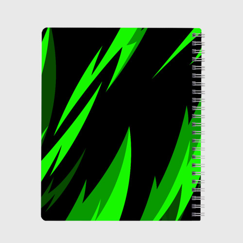 Тетрадь Razer green, цвет клетка - фото 2