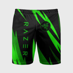Мужские шорты спортивные Razer green