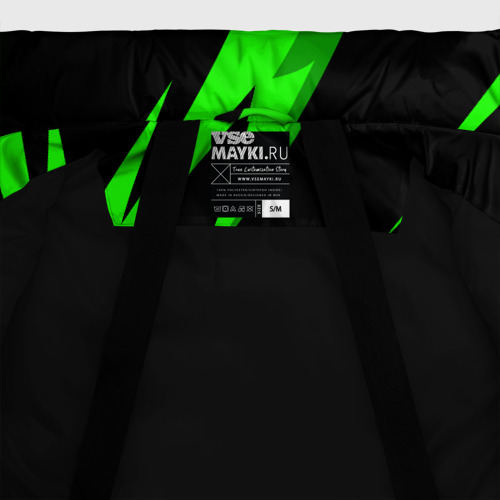 Женская зимняя куртка Oversize Razer green, цвет черный - фото 7