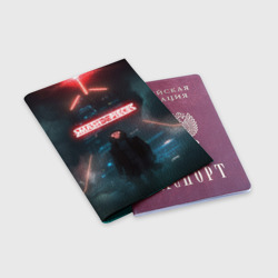 Обложка для паспорта матовая кожа Smash Into Pieces Big Bang Neon man - фото 2