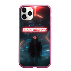 Чехол для iPhone 11 Pro Max матовый Smash Into Pieces Big Bang Neon man