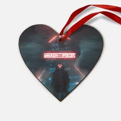Деревянная игрушка Сердце Smash Into Pieces Big Bang Neon man