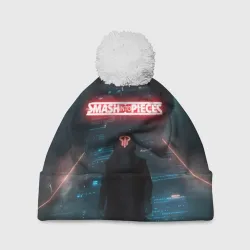 Шапка 3D c помпоном Smash Into Pieces Big Bang Neon man