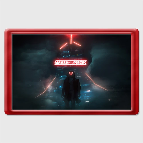 Магнит 45*70 Smash Into Pieces Big Bang Neon man