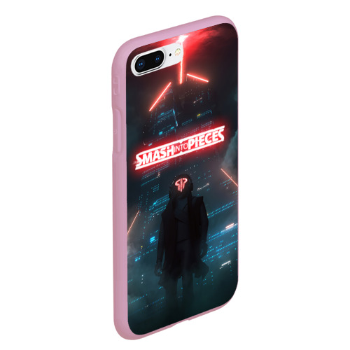 Чехол для iPhone 7Plus/8 Plus матовый Smash Into Pieces Big Bang Neon man, цвет розовый - фото 3