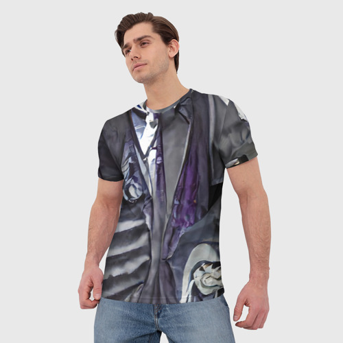 Мужская футболка 3D Ад стиль, цвет 3D печать - фото 3