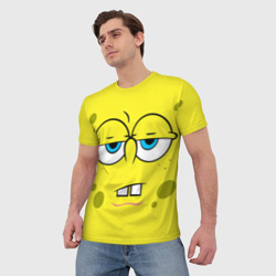 Мужская футболка 3D -Губка Боб- - фото 2